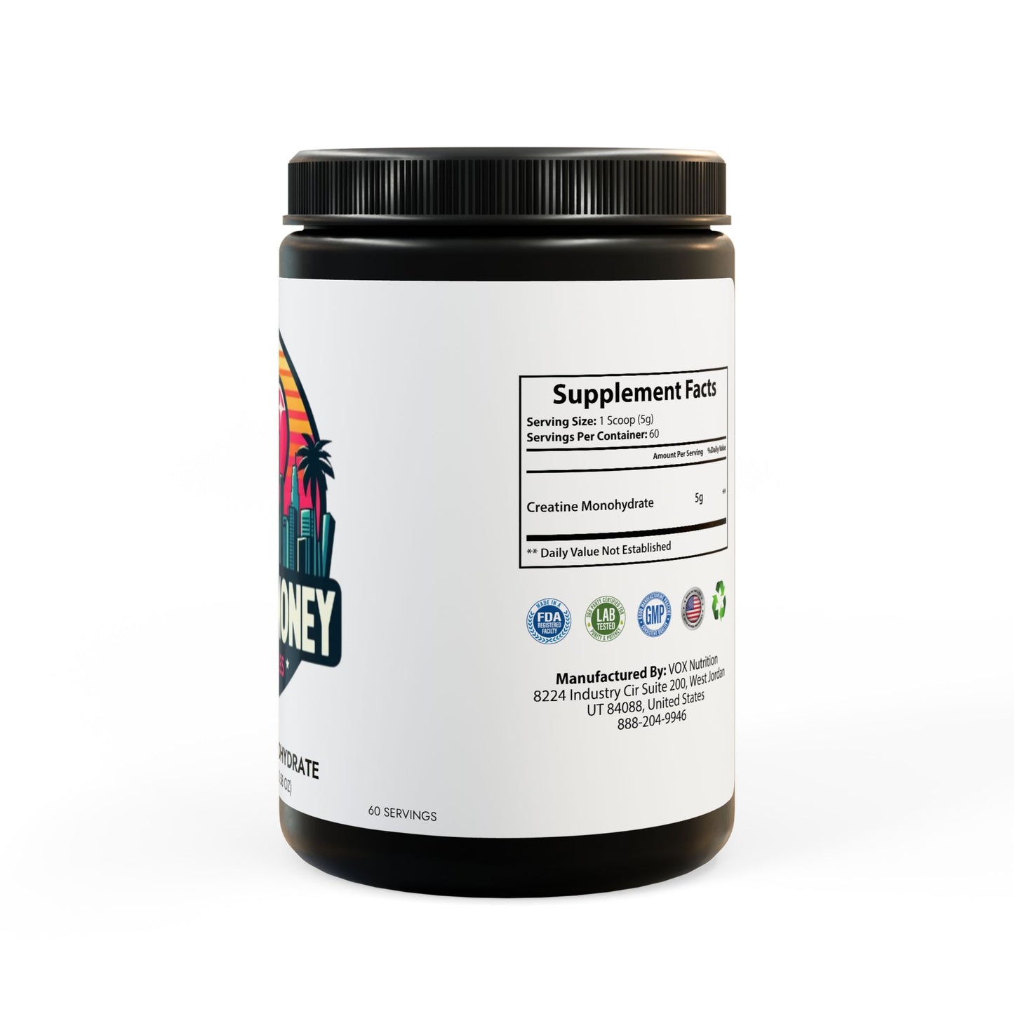 Dating & Money Creatine Monohydrate Supplement (300g, 10.58oz)