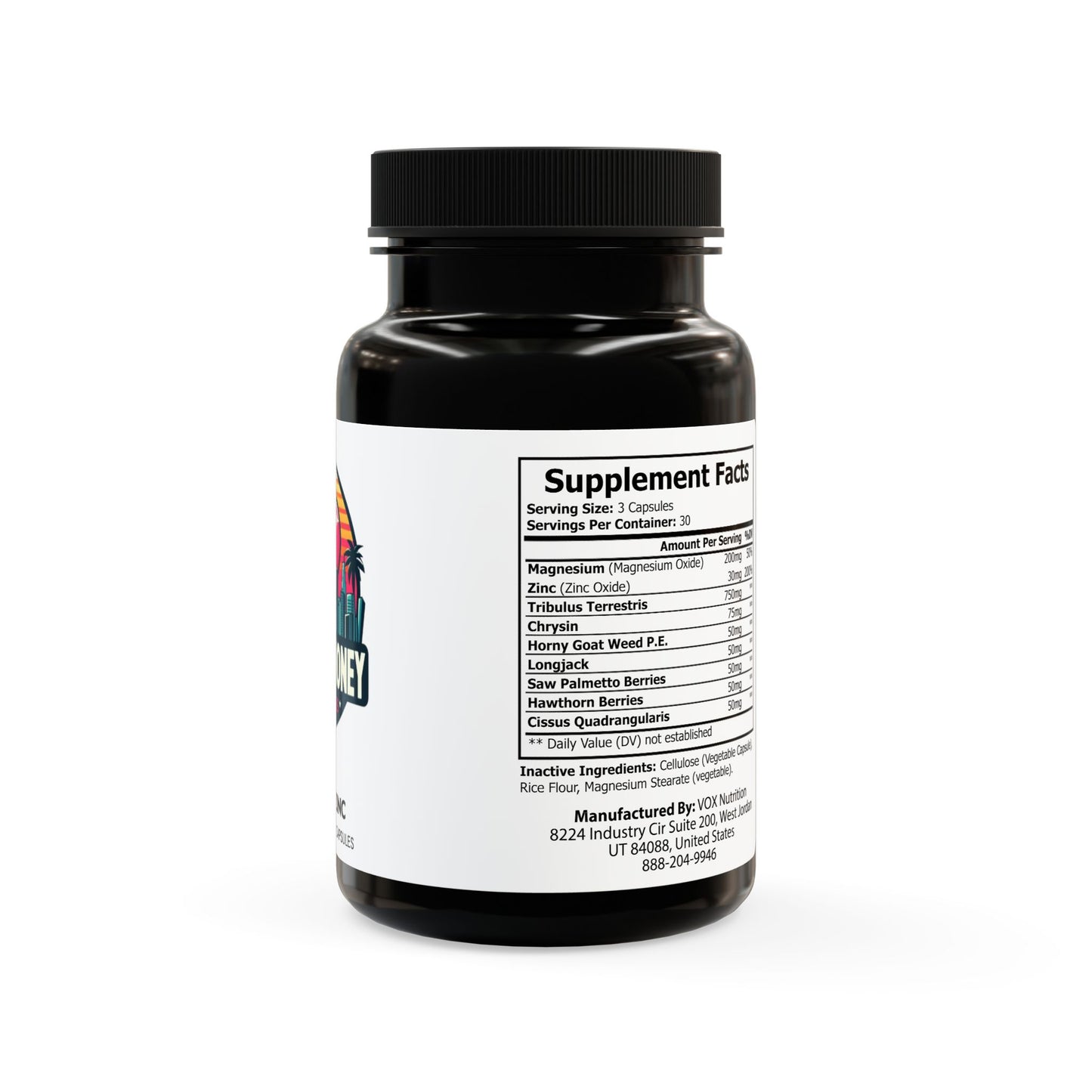 Magnesium Zinc Supplement (90 Capsules)