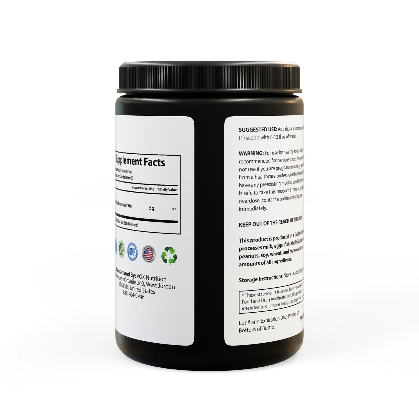 Dating & Money Creatine Monohydrate Supplement (300g, 10.58oz)