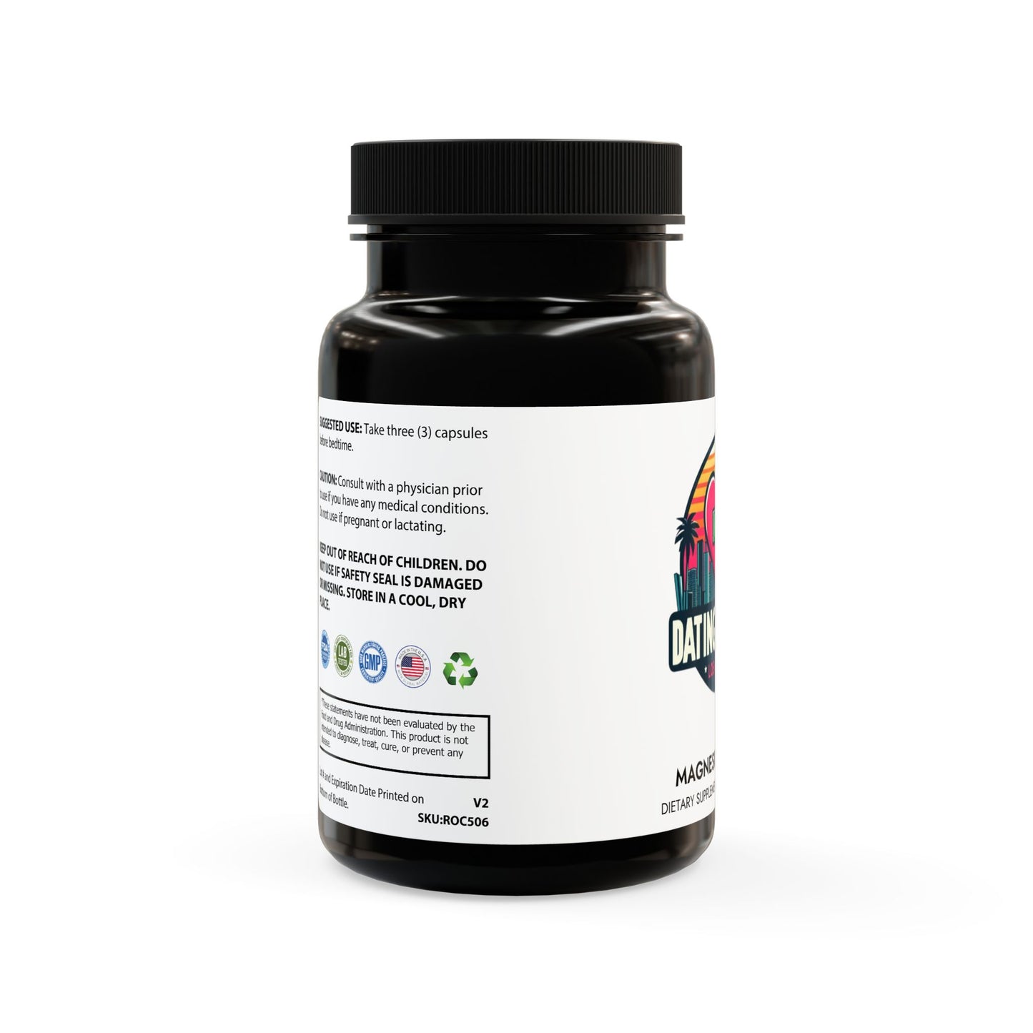 Magnesium Zinc Supplement (90 Capsules)